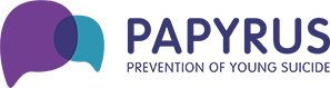 Papyrus logo - Prevention of young suicide